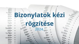 Bizonylatok kézi rögzítése